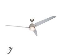CasaFan ECO AVIATOS ceiling fan, Ø 162 cm, silver, DC, quiet