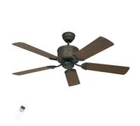 CasaFan ECO ELEMENTS ceiling fan, walnut/brown, Ø 132 cm, quiet
