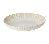 Casafina Ceramic Stoneware 12'' Pasta Serving Bowl - Mallorca Collection, Sand Beige | Microwave & Dishwasher Safe Dinnerware | Food Safe Glazing | Restaurant Quality Tableware