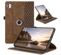 CASAFUNY Case for Honor MagicPad4 12.3 Inch 2026, PU Leather Case, 360 Degree Rotating Stand Case, Magnetic Protective Case for MagicPad 3 Pro 12.3 / Honor MagicPad4 12.3 Inches, Brown