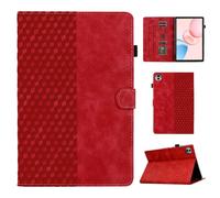 CASAFUNY Case for Honor Pad 10 12.1 Inch 2025 PU Leather Tablet Protective Case Honor Pad 10 Multi-Angle Stand Cover Case for Honor Pad 10 12.1 Inch Tablet Case, Red
