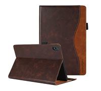 CASAFUNY Case for Nokia T20 Tablet Cover, Shockproof Protective Case with Card Slots Stand Cover, Brown