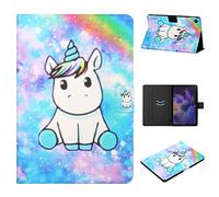 CASAFUNY Case for Samsung Galaxy Tab A11 Plus 2025/A9 Plus 2023 11 Inch PU Leather Protective Cover with Stand Function Shockproof Cover Case for SM-X230/X235/X236B, Unicorn