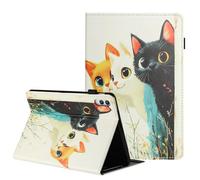 CASAFUNY Case for Samsung Galaxy Tab S11 Ultra 2025 14.6 Inch SM-X930 SM-X936 Magnetic Protective Case Cover with TPU Cover for Samsung Galaxy Tab S11 Ultra, Three Cats