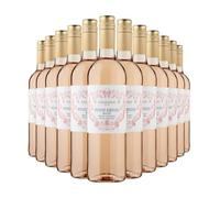 Casalinga Pinot Grigio Blush DOC 11% ABV | 12 x 75cl Italian Rosé Wine | Vegan Friendly | Pale Blush Pink | Fruity & Crisp | Serve Chilled | Ideal for Salads & Light Dishes