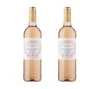 Casalinga Pinot Grigio Blush DOC 11% ABV | 2 x 75cl Italian Rosé Wine | Vegan Friendly | Pale Blush Pink | Fruity & Crisp | Serve Chilled | Ideal for Salads & Light Dishes