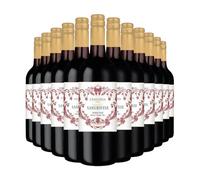 Casalinga Sangiovese IGT Organic Red Wine 13% ABV | 12 x 75cl Bottle | Vegan Friendly | Fruity & Smooth | Italian Red from Rubicone | Bursting with Ripe Red Fruits | Ideal with Pasta & Grilled Dishes
