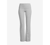 Casall Sublime Folded Flare Trousers Light Grey Women - XS