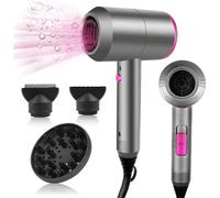 CASAMAA Hair Dryer 2000W Professional Hairdryer Powerful AC Motor Quick Drying Ionic dryer with 2 Speed 3 Heat Setting, Cool Shot Button with 1