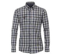 Casamoda Men's Long Sleeve Shirt Casual Fit Green Checked 434009200 300