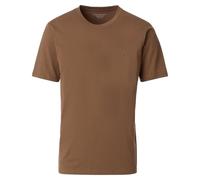 Casamoda Men's T-Shirt Regular Fit Brown Solid 004200 628