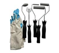 CasaNexa 5X Fiberglass Laminating Roller Tools for Resin Projects, 0.98inch Diameter Bubble Roller Set with Gloves for Boat, DIY, Home Renovation