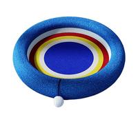 CasaNexa Cat Scratching Bed with Scratching Board and Play Ball, Flannel Lying Cushion Protects Furniture and Carpets- Round