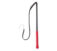 CasaNexa Dog Agility Equipment Set for Obedience Training, Exercise, and Games with Rod for Tug-of-War and Discipline- Black Red