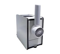 CasaNexa Manual Millet Husk Separator & Handheld Fan Set, Wooden Grain Blowing Machine for Bird Feed Cleaning, 18x9.3x19cm (7.1x3.7x7.5in)
