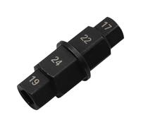 CasaNexa Motorcycle Spindle Key Wrench Removal Tool 17/19/22/24mm for Front Wheel Axle Repair Compatible with K1200 R1200 F800 CBR1000RR R6 R1