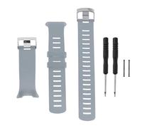 CasaNexa Silicone Replacement Wrist Band for D4 Novo Watches - 6 Colors - Includes Screws - Fits 5.7-8.6 Inch Wrist- Grey