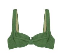 Casanova Textured Bikini Top Green L
