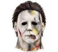 casapre Michael Myer Halloween Latex Mask, Full Head | Realistic Detailing, Ventilation Holes, Full Head Coverage, Horror Costume Mask, With Hair