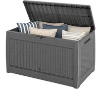 Garden Storage Box Rato Grey Rattan Look 310L