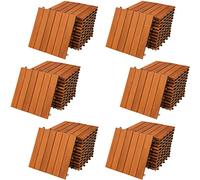 Decking Tiles 66Pcs Acacia Wood 30x30cm