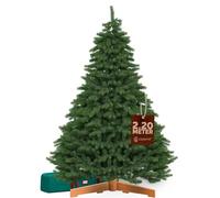 CASARIA® 7ft Premium Luxury Realistic Artificial Christmas Tree with Stand | XXL Christmas Tree with stand for Decorations & Ornaments, Natural Dense Branches, Home Decoration Xmas Trees, Green, 220cm