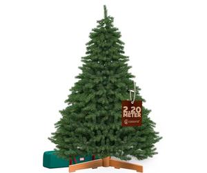 CASARIA® 7ft Premium Luxury Realistic Artificial Christmas Tree with Stand | XXL Christmas Tree with stand for Decorations & Ornaments, Natural Dense Branches, Home Decoration Xmas Trees, Green, 220cm
