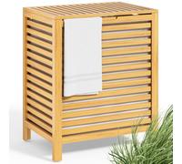 CASARIA Bamboo 62 L Ventilated Laundry Basket with Removable Cotton Liner