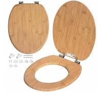 Toilet Seat Bamboo smooth close