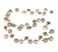 CASARIA® Christmas Bauble Fairy Lights | 40 LEDs | 40 Champagne Baubles | 2m | Timer | Indoor & Outdoor | 8 Light Effects | Christmas Tree String Lights & Decorations