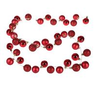 CASARIA® Christmas Bauble Fairy Lights | 40 LEDs | 40 Red Baubles | 2m | Timer | Indoor & Outdoor | 8 Light Effects | Festive Christmas Tree String Lights & Decorations