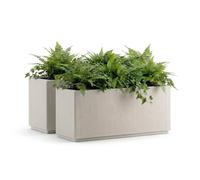 CASARIA® Flower Box Planter Trough Plant Pot, 80L Capacity, 80x36x35 cm