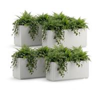 CASARIA® Flower Box Planter Trough Plant Pot, 80L Capacity, 80x36x35 cm