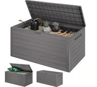 Garden Storage Box Woody Grey 280L