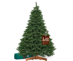 CASARIA® Realistic Artificial Christmas Tree, Dense Xmas Tree Stand, 5ft | Premium Luxury Natural Dense Branches Green Pine Trees 150cm For Xmas Decorations Ornaments Bushy Home Holiday Decor Indoor