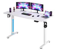 CASARIA White Motorised Sit Stand Desk 140x60 cm Adjustable 73 to 118 cm