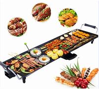CASART Electric Teppanyaki Grill Table, 1800W Non-stick Griddle with Wooden Shovel, Outdoor Indoor BBQ Barbecue Hot Plate for Kitchen Dinner Party Camping Festival Cooking (XX Large)