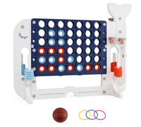 CASART Giant 4-to-Score Game Set Jumbo Connect Four Game Blue CASART Blue