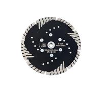 Casaverde Turbo Diamond Cutting Disc 180 x M14 Thread,Granite Diamond Blade for Concrete Reinforced Concrete,Granite,Natural Stone,Rrick,Dry Cutting