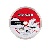 Casaverde Wet Pro 8"/200mm Diamond Cutting Disc, Continuous Rim Diamond Blade for Porcelain Tile, Marble, 200mm x 25.4mm x 1.8mm