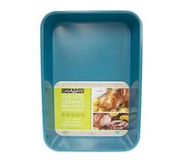 casaWare Grande Lasagna/Roaster Pan 18 x 12 x 3-Inch - Extra Large, Ceramic Coated NonStick (Blue Granite)