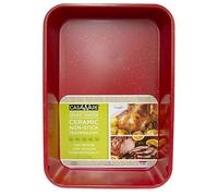 casaWare Grande Lasagna/Roaster Pan 18 x 12 x 3-Inch - Extra Large, Ceramic Coated NonStick (Red Granite)