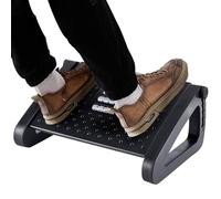 CasaZenith Foot Rest, Six Heights Adjustable Foot Rest for Under Desk at Work, Ergonomic Foots Stool for Under Office Desks, Under Desk Footrest with Foot Massage Roller, Chair Footrest for Leg Rests