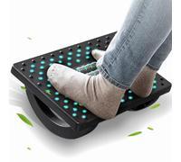 CasaZenith Under Desk Foot Rest at Work Ergonomic Under Desk Office Stools Footrest Rocker with Roller Massager Foot Rest Chair Footrest