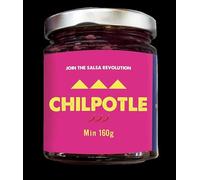 CASAZUL Chipotle Chilli Oil, Spicy Mexican Salsa with Garlic, Apricots and Hibiscus-Vegan Chilli Crisp Sause 160g Jar - Made in the UK