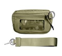 Casbomy Iris Wallet 2nd Generation Wristlet Handbags, Wallet for Women, Waterproof Nylon Keychain Zipper Wallet, Credit Card Holder, Portable Wrist Wallet, Green, 15.2 cm, Modern