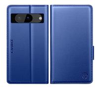 CASBST for Google Pixel 8 Case, Kickstand Flip Leather Wallet Book Case with Card Slots Shockproof Magnetic Closure Protective Phone Case Cover Compatible with Google Pixel 8 - Royal Blue