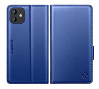 CASBST for iPhone 11 Case, Kickstand Flip Leather Wallet Book Case with Card Slots Shockproof Magnetic Closure Protective Phone Case Cover Compatible with iPhone 11 - Royal Blue