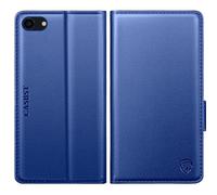 CASBST for iPhone 7, iPhone 8, iPhone SE 2022/2020 Case, Kickstand Flip Leather Wallet Book Case with Card Slots Shockproof Magnetic Closure Protective Phone Case Cover for iPhone 7/8/SE - Royal Blue