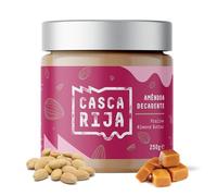 CASCA RIJA: Almond Butter with Praline 250g | With 0,01% Ground Cinnamon + 0,01% Powdered Ginger | 100% Natural & Crunchy With Roasted & Caramelized Almond Pieces, Vegan